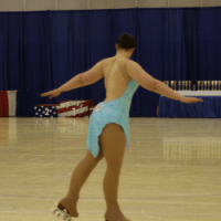 2013 Figure Dress #1 – Teal&nbsp;Lace