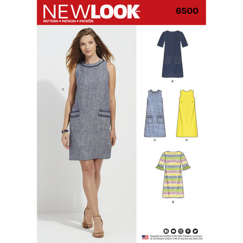 newlook-shift-dress-pattern-6500-envelope-front