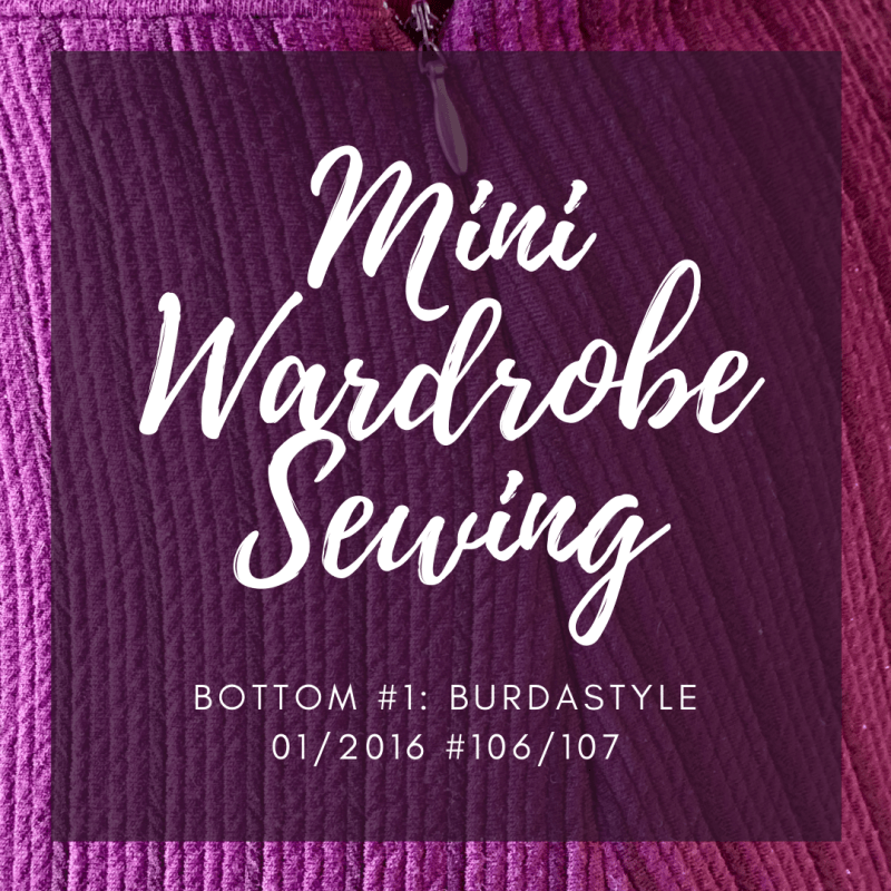 Mini Wardrobe Sewing: Bottom 1&nbsp;Review