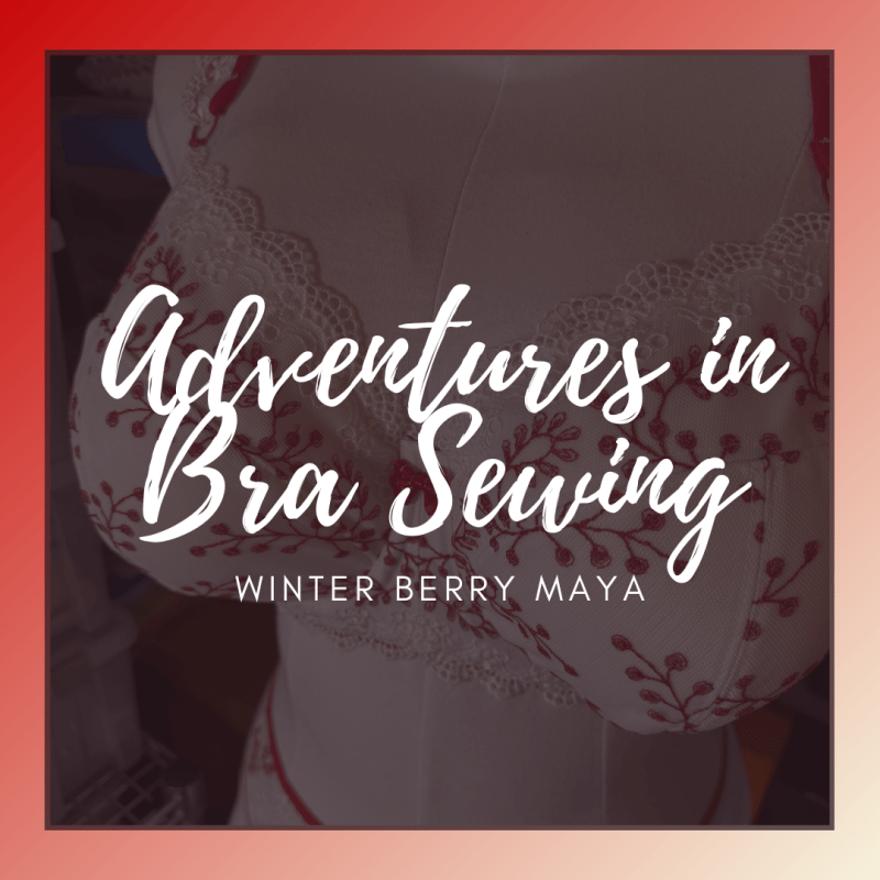 Adventures in Bra Sewing: Winter Berry&nbsp;Maya